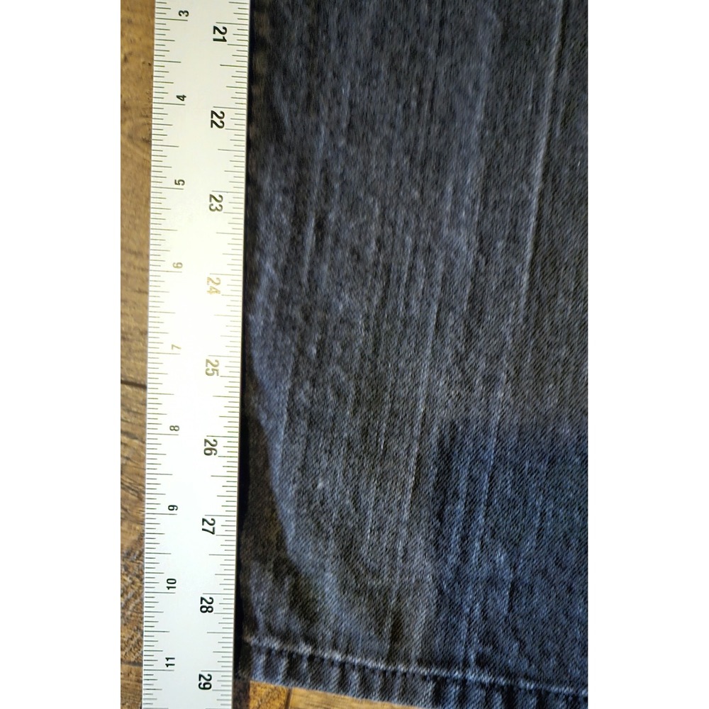 Volcom Solver Jeans Modern Fit Denim Men's Size 36 X 29 Black Straight (37x29)** - Picture 8 of 15